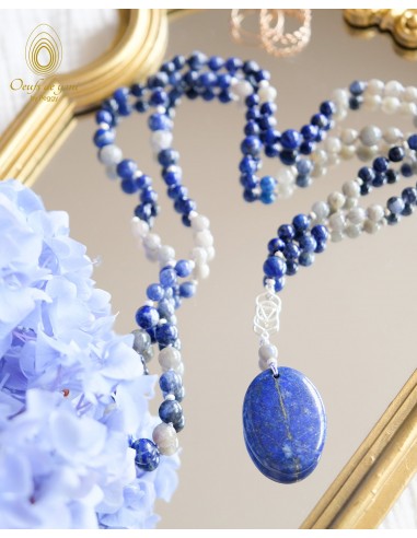 Mala by Peggy - Collection Chakras - 3eme oeil - labradorite - sodalite - Lapis Lazuli acheter en ligne