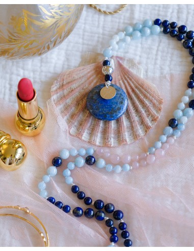 Mala Astro - GEMEAUX - Aigue-marine, lapis lazuli, quartz rose Comment ça marche