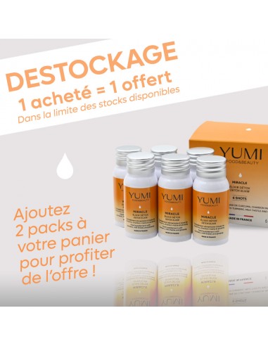 MIRACLE - Elixir détox x6 shots offre 