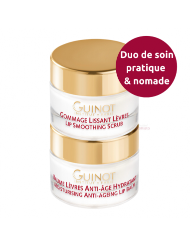 Lip Perfect Guinot - Duo Lèvres Gommage & Baume : Lissant & Anti-Âge store