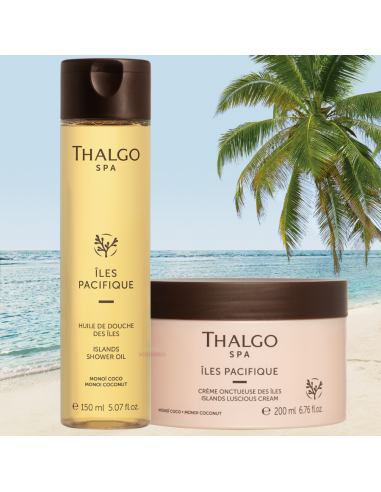 Pack Thalgo - Îles Pacifique - Crème Onctueuse et Huile de Douche l'évolution des habitudes 